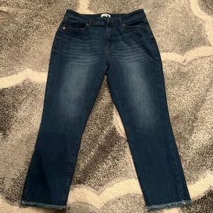 Loft Curvy Skinny Crop jeans size 8